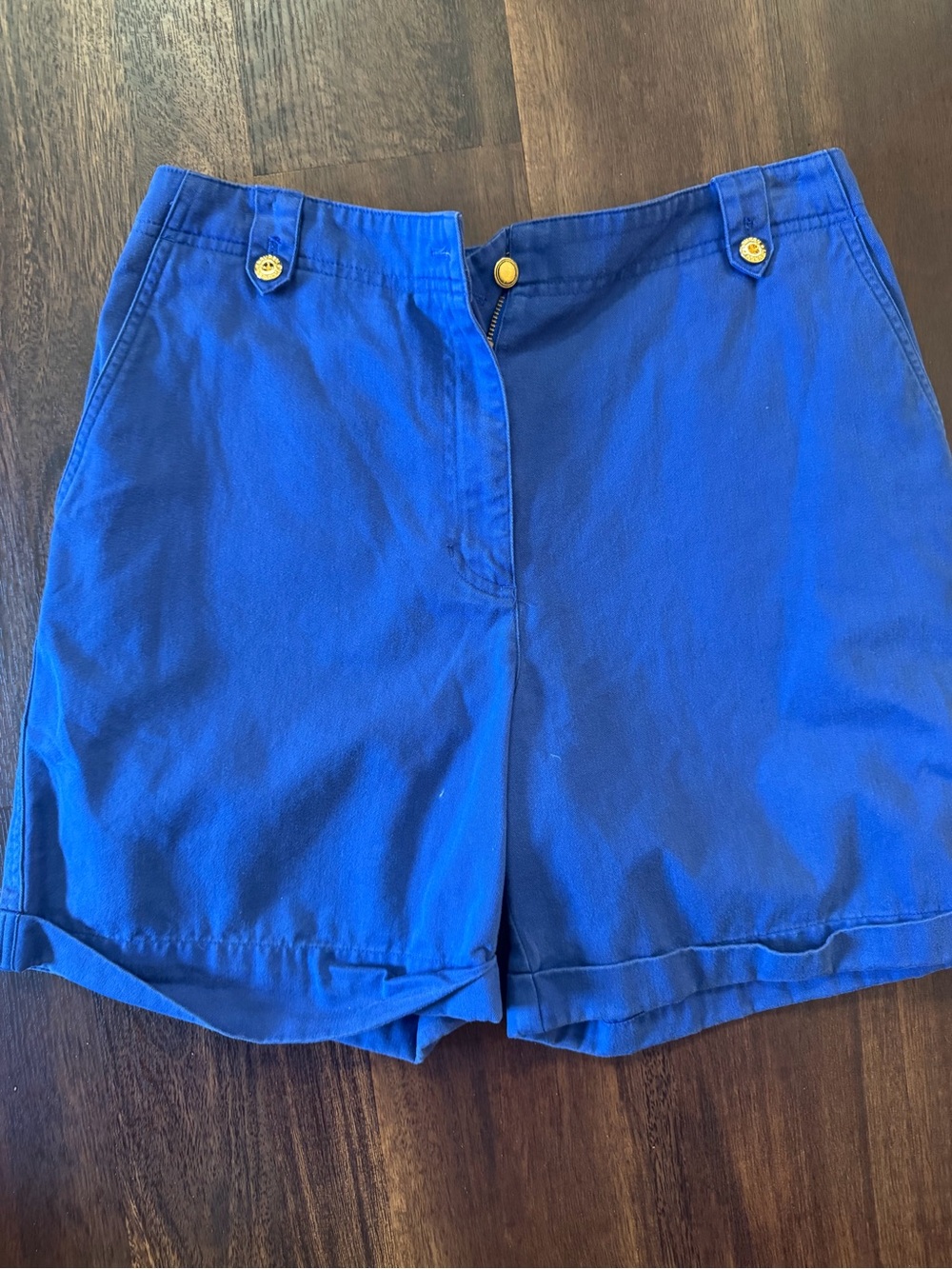 Lauren Ralph Lauren Bright Blue High-Rise Women's Shorts